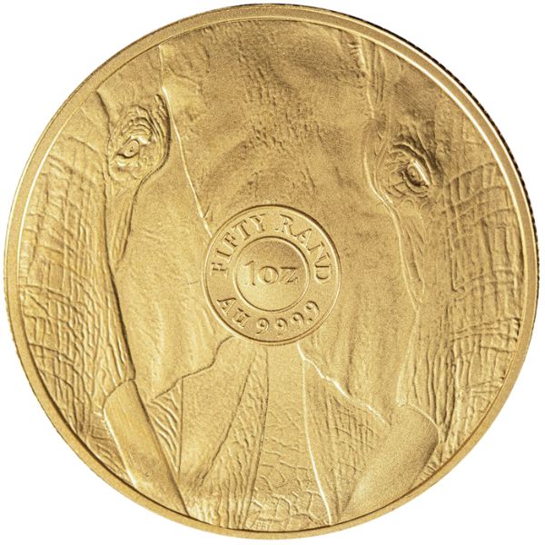 1 oz 2023 Gold Elephant "Big 5 Series"