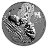 2020 1 oz Perth Mint Lunar Mouse