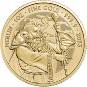 2023 1 oz Royal Mint Merlin Gold Coin