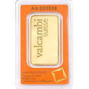 Gold Valcambi Bar 50 gram