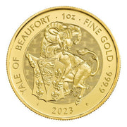 Tudor Beasts Gold Bull 1 oz 2023